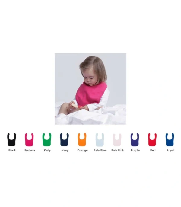 Larkwood LW82T Plain Contrast bib